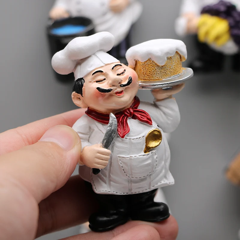 Restaurant Chef 3D Fridge Magnet