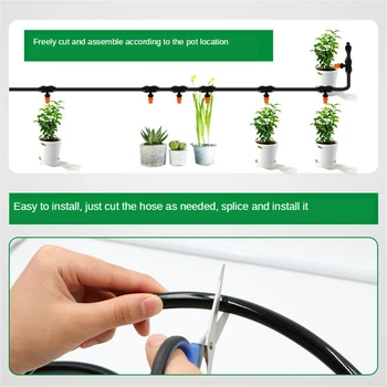 

B-LIFE Drip Irrigation Kit Plant Watering System Blank Distribution Tubing DIY Automatic Irrigation Equipment Set for Garden