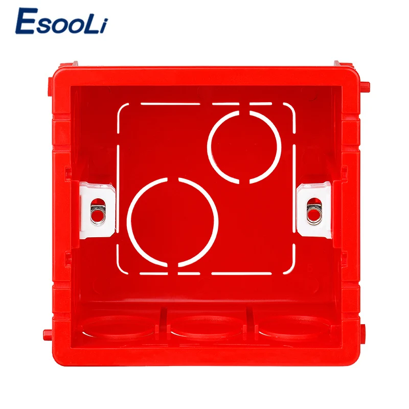 Adjustable Mounting Box Internal Cassette For 86 Type Touch Switch and Socket Wiring Back Box switch box wall socket box electric distribution box