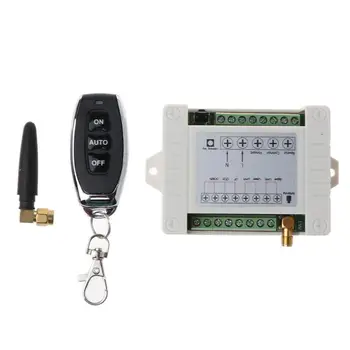 

1Set 3CH Metal Buttons Remote Control Receiver Wireless Relay Switch Transmitter B85B