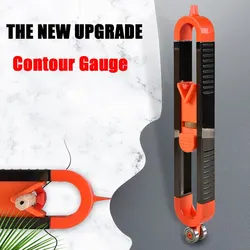 2021 New Precise Contour Gauge with Lock for Skirting Scribe Measuring Shape Gauge Multifunction Profile Scribing Ruler