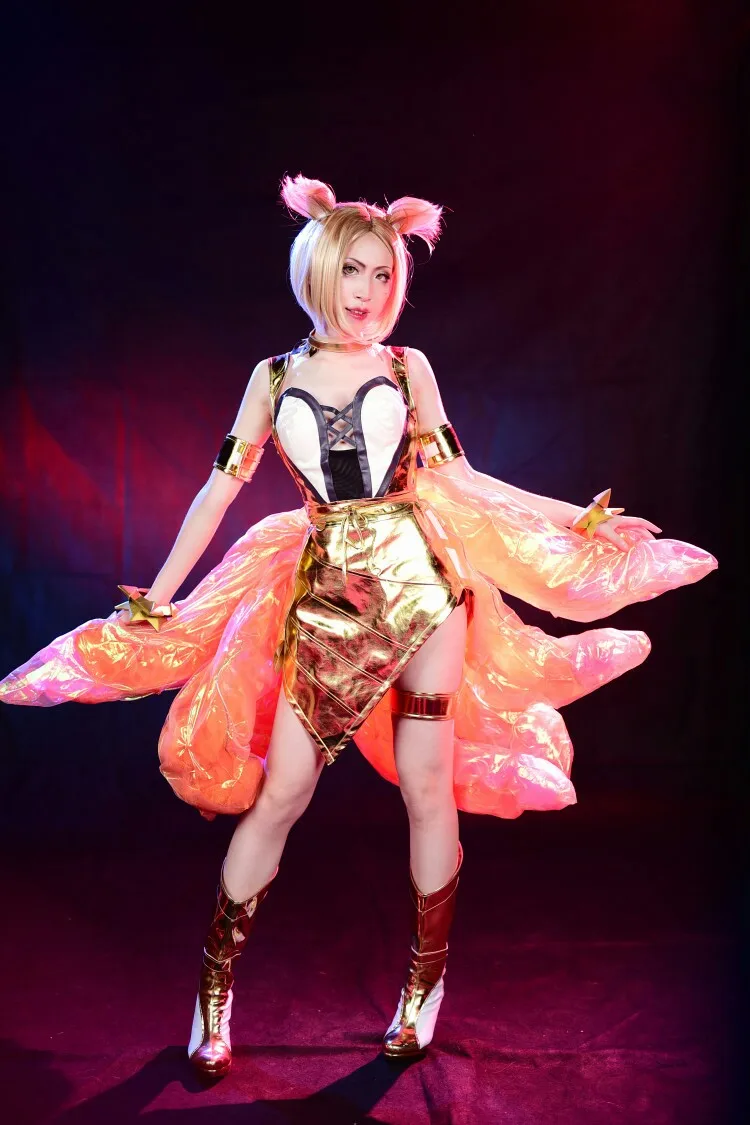 Аниме prop LOL Ари tail KDA Idol singer kda фан фикция хвосты блестящая девять хвостов лиса Ahri