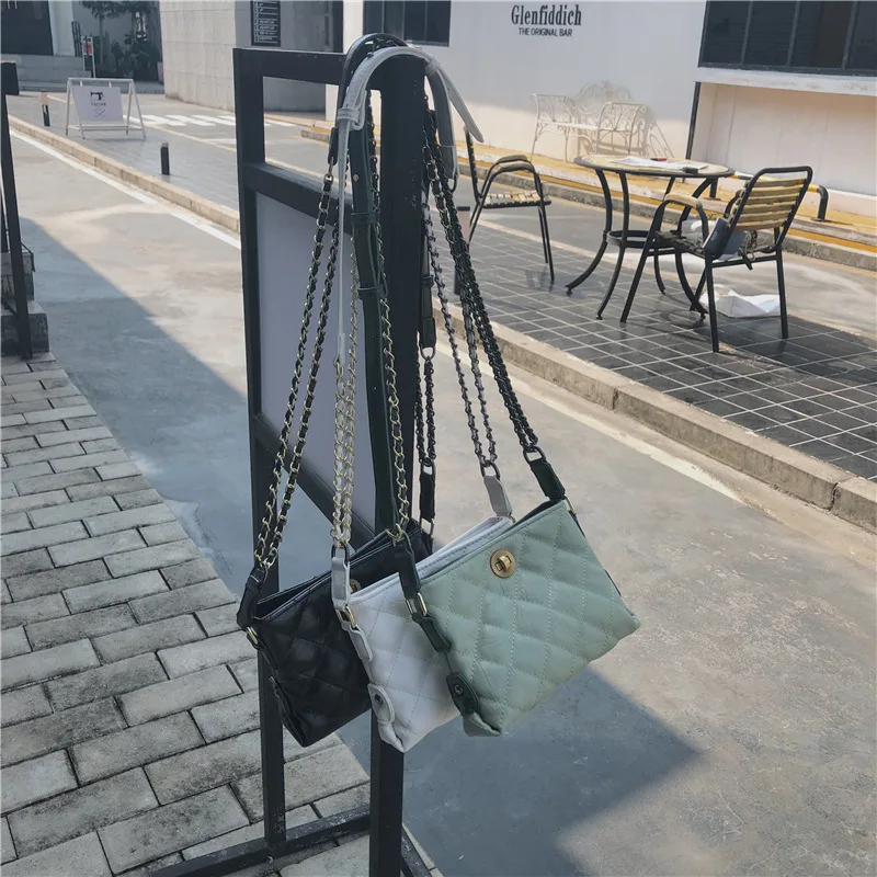 

WOMEN'S Bag 2020 New Style Bag Women's Rhombus Chain Bag Pu Versitile Fashion Crossbody Bag