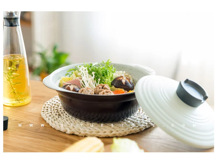 Японский стиль Sukiyaki casseroles глиняный горшок небольшой керамический горячий горшок антипригарная суповая мультяшная чашка индукционная плита кастрюля stewpot