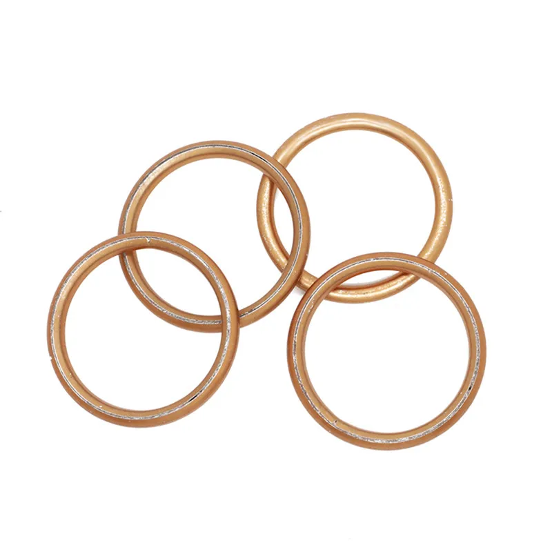 4PCS Exhaust Pipe Gasket for honda FT500 VT600 CB900C CB900F CBR929 CBR929RR CBR954 RR CB1000C CBR1000F CB1100F VFR1200