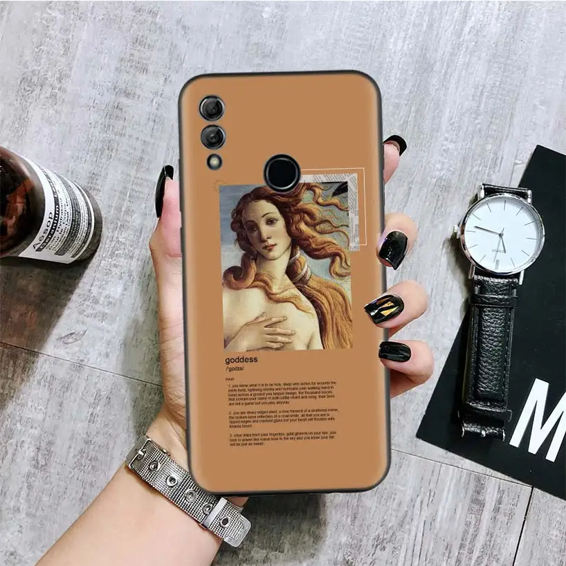 BA016-5 Арт эстетичный Ван Гог черная крышка чехол для телефона для huawei Y9 Y5 Y6 Y7 Honor 10 9 Lite 9X8X8 S 8A фотоаппаратов моментальной печати 7S 7A 10i 20i V20 Coque Ca - Цвет: BA016-5