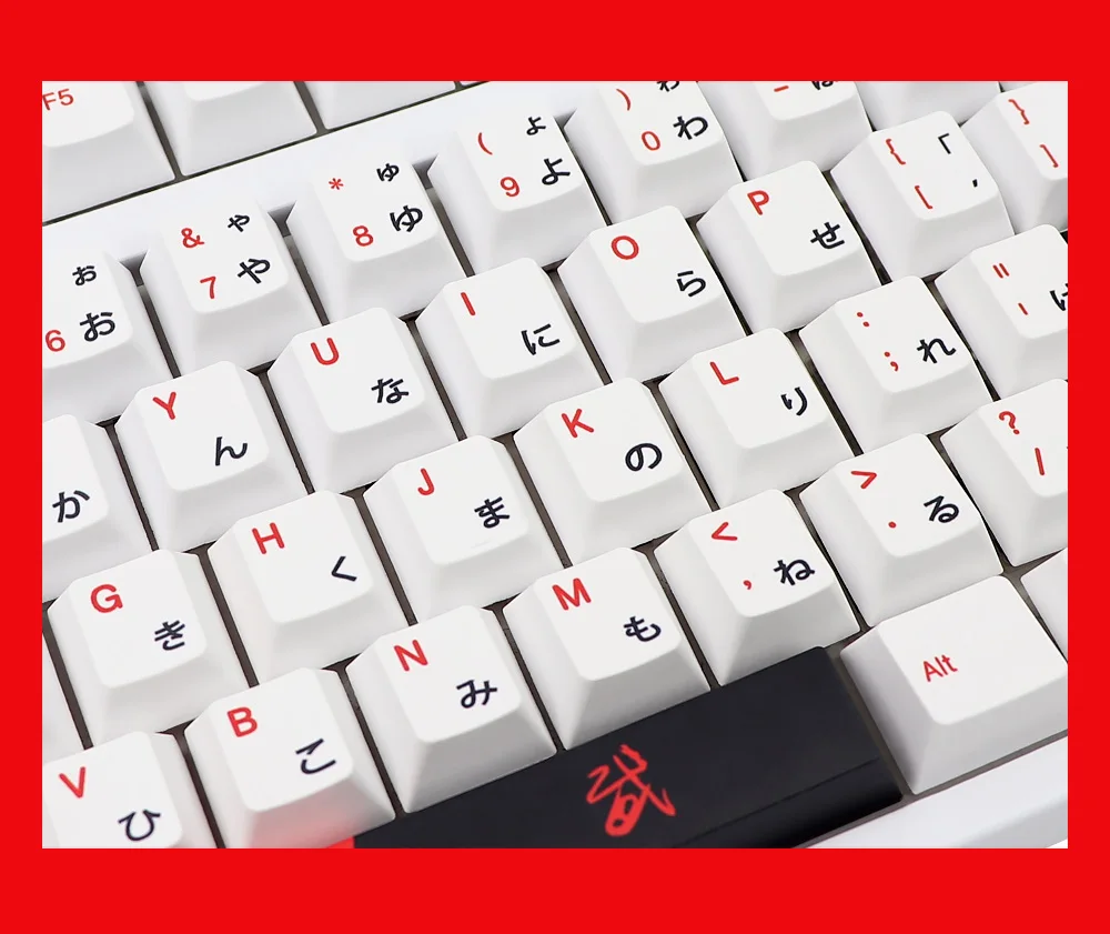 gmk bushido keycap cereja perfil corante subb keycaps compatível cereja teclado mecânico barra de espaço
