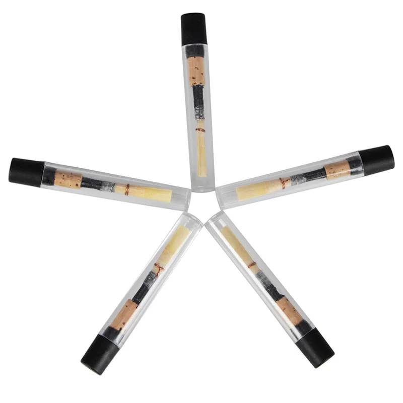 5PC Oboe Reeds, Medium Soft Handmade Oboe Reeds Musical Instrument Part with Plastic Box