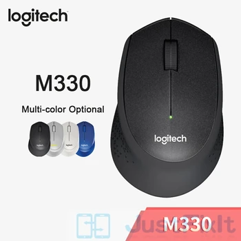 

Original Logitech M330 Wireless Mouse Silent Mouse with 2.4GHz USB 1000DPI Optical Mouse for Office Home Using PC/Laptop Mouse