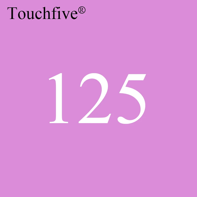 125 Touchfive дополнительный цвет Dual Head художественные маркеры одиночные на спиртовой основе эскизные маркеры манга кисть для рисования; ручка краски - Цвет: 125
