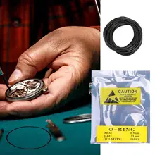 500 шт 0,9 мм плюс резиновые уплотнительные кольца водонепроницаемые для задней крышки часов расширенные уплотнительные шайбы прокладки для часов аксессуары для ремонта