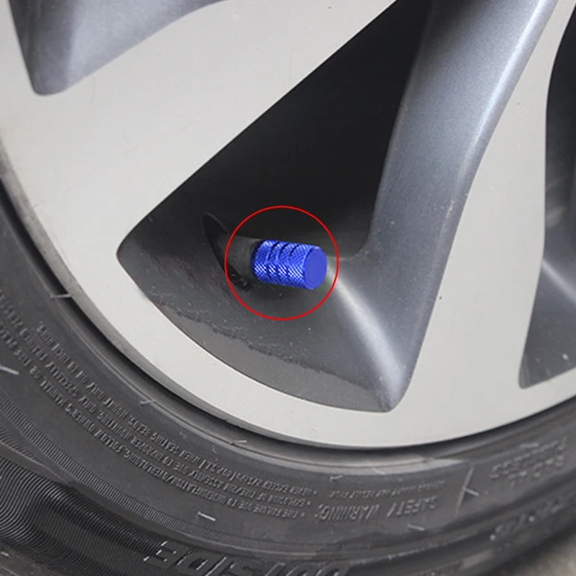 Tire Caps 4 Pack 10-Pack Aluminum Tire Valve Stem Caps - Dust - Foto 7