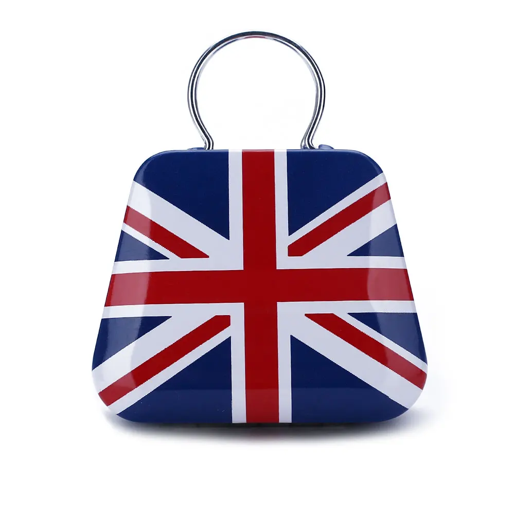 Uk flag Микро ящики для хранения мини железная банка железная коробка мини прямоугольная железная жестяная бижутерия брелок для сладостей - Цвет: Uk flag