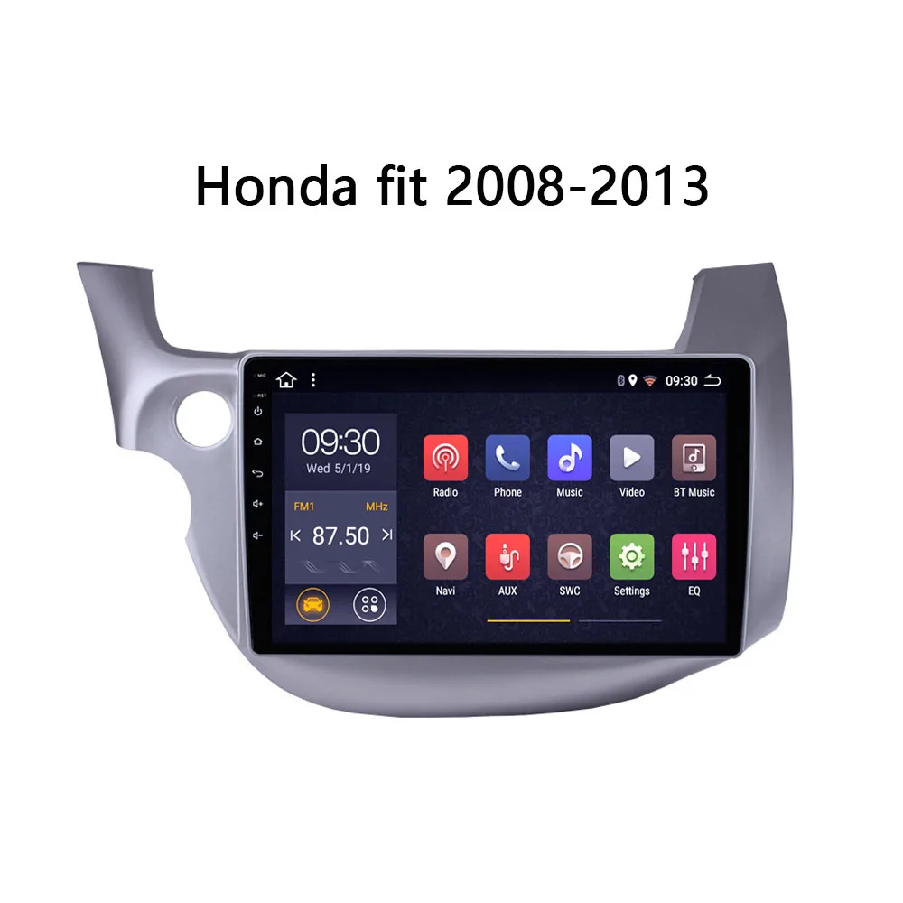 

android car multimedia player for Honda fit auto radio 2008-2013 1din autoradio stereo coche atoto Rear View Camera double Navi