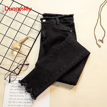 

2020 Jeans Female Denim Pants Black Color Womens Jeans Donna Stretch Bottoms Feminino Skinny Pants For Women Trousers