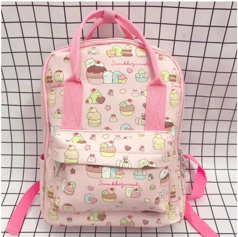 

Kindergarten CHILDREN'S School Bags Girl Backpack Corner Biological PU Schoolbag Travel Bag Hand Shoulder Bag Dual