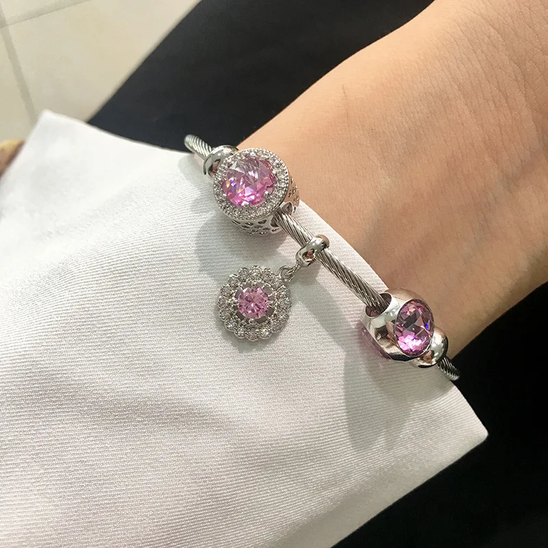 Hot Simple Cat eye glaze multi- accessories beads bracelet for women's party jewelry