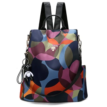 

New Backpack Women Oxford Multifuction Bagpack Casual Anti Theft Backpack for Teenager Girls Schoolbag 2019 Sac A Dos mochila