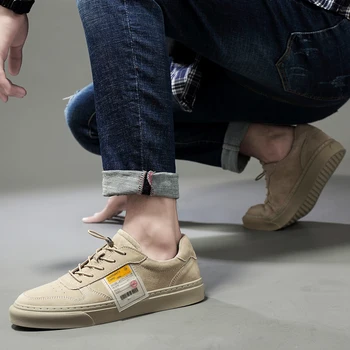 

fashion oxfords Shoes Men's Casual Shoes Soft Fashion Walking genuine Leather Comfortable Men Lace-up Hand-Made Shoes men