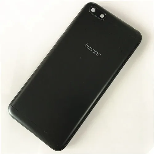 Чехол на заднюю крышку батарейного отсека для huawei Honor 7S 7A DUA-LX2 DUA-L22 - Цвет: black