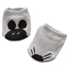 Kacakid для детей Для мальчиков и девочек, носки с забавными рисунками хлопковый для новорожденных носки для девочек серого цвета