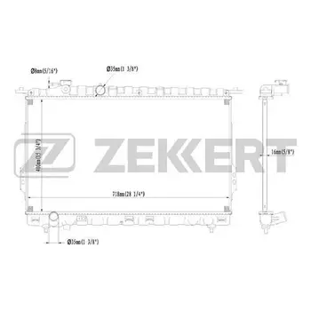 

Radiator cooling. Dv. Hyundai Sonata III 98 Sonata IV 01 Kia Mag