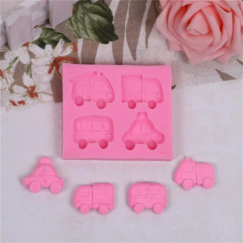 Автомобильный Форма силиконовые формы Fondant (сахарная) шоколад для выпечки