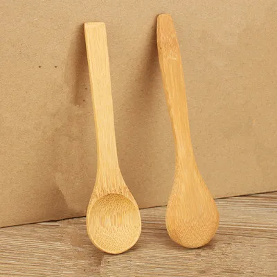 Cuillères en bois et bambou pour bébé, accessoires pour miel, 9cm, 13cm,  15cm, 50 pièces - AliExpress