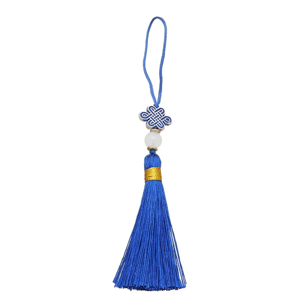 Chinese Style Tassel Hanging Decoration - 14 cm Knot Pendant for Clothing & Accessories