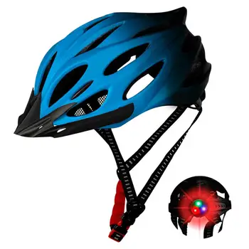

With Tail light Mountain Bike Helmet Unisex Bicycle Helmet MTB Ultralight Road Helmet Integ-Molded Cycle cross Cycling Helmet