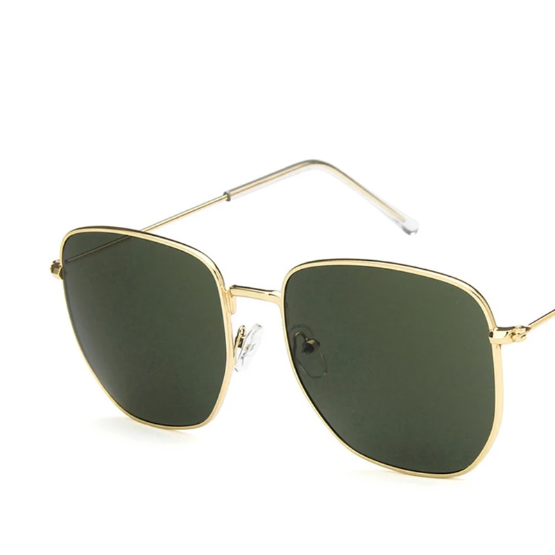Fashion Metal Irregular Glasses Frame Women's Brand Design Retro Big Box Square Frame Student Literary Glasses Armacao De Oculos