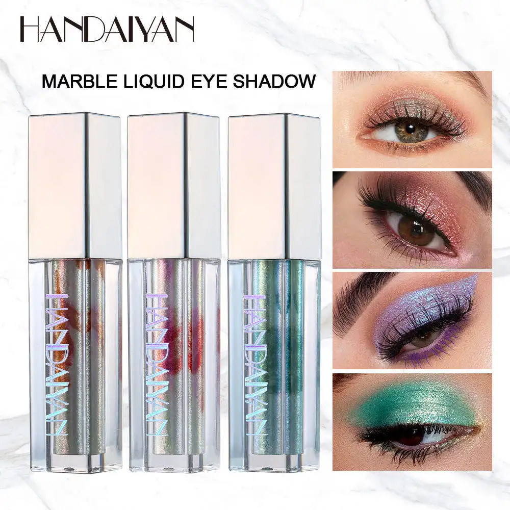 

New Shiny Eyeliner Metal Diamond Eyeshadow Palette Lasting Shiny Color Liquid Eye Shadow Cosmetic TSLM2