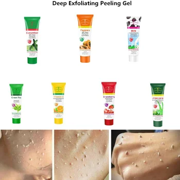 

Deep Exfoliating Peeling Gel Facial Moisturizing Whitening Nourishing Repair Scrubs Removal Gel For Face And Body Skin Care