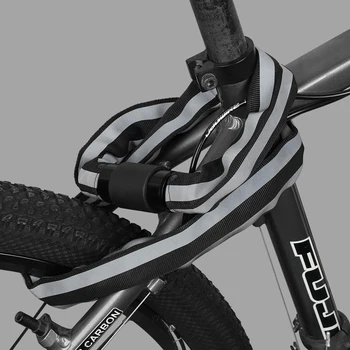 

WESTBIKING Bicycle Chain Lock Reflective Anti-theft MTB Road Bike Security Portable Lock Bicycle Safety Stable Accessories