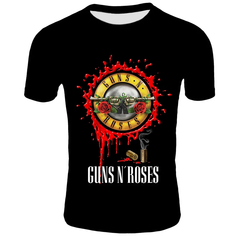 Новинка, мужские футболки GUNS N ROSE NIGHTRIAN, футболка с принтом, Мужская футболка, летняя черная футболка, панк, Череп, роза, дизайн размера плюс