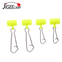JIGEECARP, 20 шт., рыболовные снасти для ловли карпа, соединитель, грузило для ловли карпа, слайдер, размер S, L, рыболовные зажимы, аксессуары, рыболовные клеммы, снасти