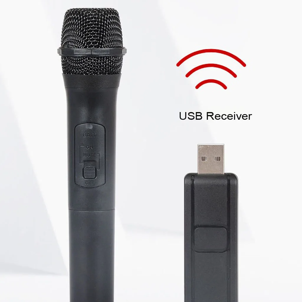 Беспроводной микрофон Мегафон ручной микрофон с usb-приемником для караоке-речи