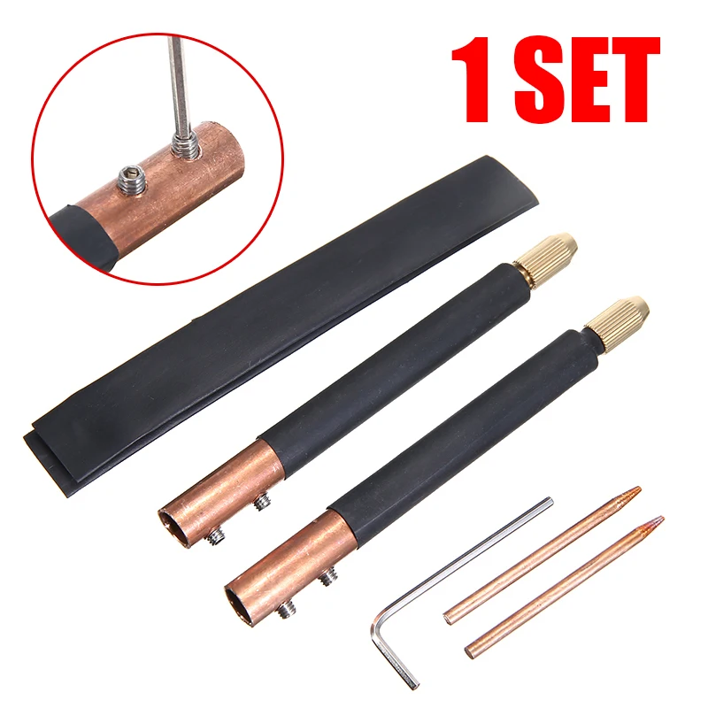 Durable DIY Spot Welding Machine Accessories Spot Welder Copper Handheld Spot Welding Pen Hole Terminal Connector A/B Style