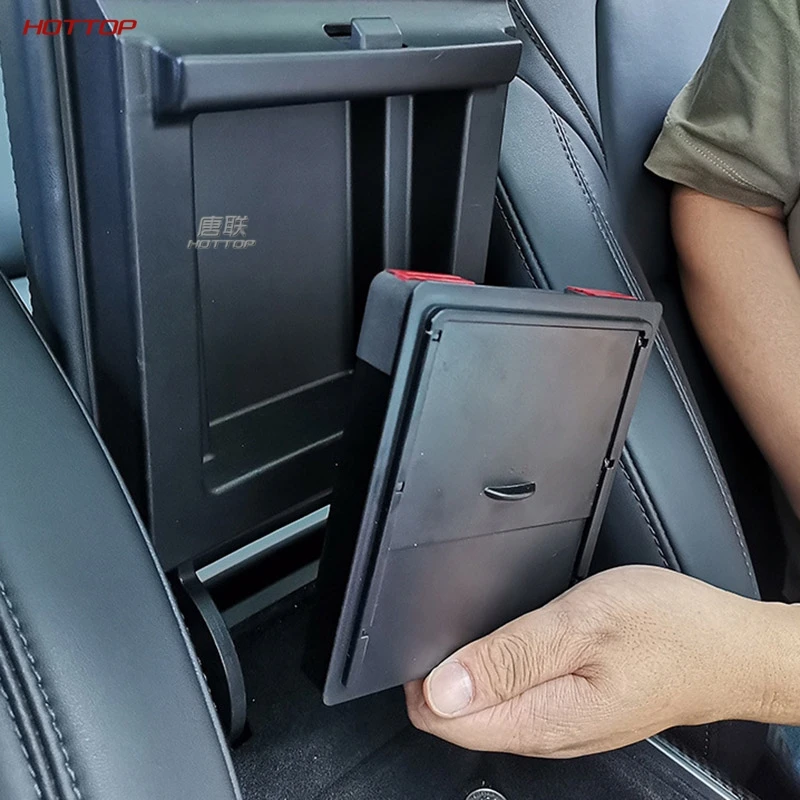Для Tesla модель 3 центральная консоль Органайзер вставка ABS черный материал лоток прозрачный автомобильный Стайлинг