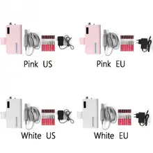 Мини-полировальная ручка для маникюра, педикюра, низкий уровень шума, Электрический перезаряжаемый салонный сверлильный станок для ногтей, шлифовальный 30000 об/мин, портативный инструмент