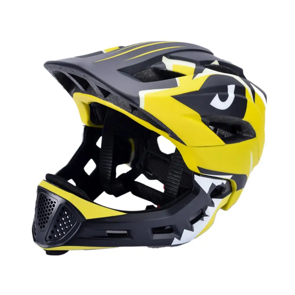 Bicycle Helmet Children Balance Bike Full Helmet Integrally-molded Outdoor Cycling Accessories Bike Helmet - Цвет: yellow