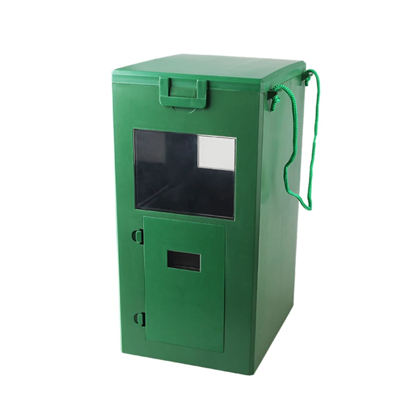 

New-1PC Rainproof Fish Feeder Automatic Battery Power Lake Fish Feeder for Fishman Aquaculture Outdoor Villa