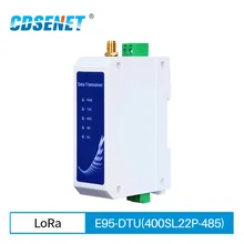 

CDSENET E95-DTU(400SL22P-485) Plus SX1268 410.125-493.125MHz 22dBm 5km Range 12V 24V RS485 Modbus Din Rail 433Mhz LoRa Modem