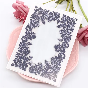 

KSCRAFT Flower Doily Cutting Die and Embossed Folder Set DIY Scrapbook Paper Die / Card Decoration