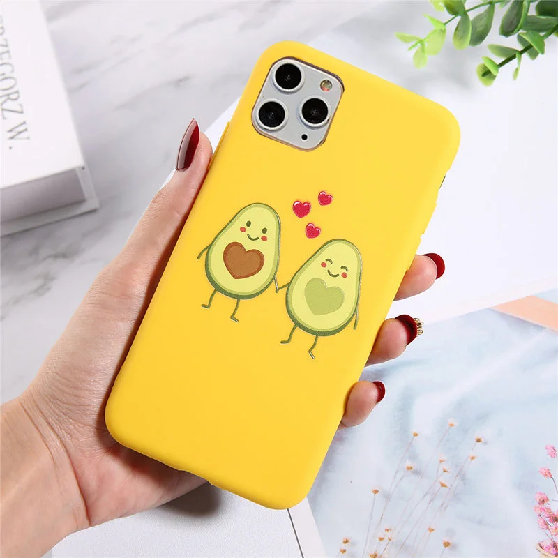 7706 Lovebay рождественские чехлы для телефонов iPhone 7 XR 11 Pro авокадо волны кактус для iPhone 5 6 6s 8 Plus X XS Max мягкая задняя крышка из ТПУ - Цвет: 7706