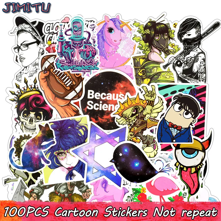 100 шт. Стикеры для багажа велосипеда холодильника | Игрушки и хобби