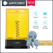 Новинка 2020, ANYCUBIC Wash и аппарат для лечения 2,0, модель для стирки и отверждения 2-в-1, УФ смола для 3d принтера, Impresora 3d Новинка 2020, ANYCUBIC Wash и аппарат для лечения 2,0, модель для стирки и отверждения 2-в-1, УФ смола для 3d принтера, Impresora 3d