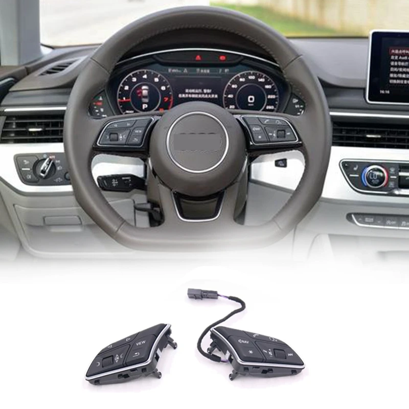 Car Multifunction Steering Wheel Buttons Switch for A4 B9 S3 RS3 Q5