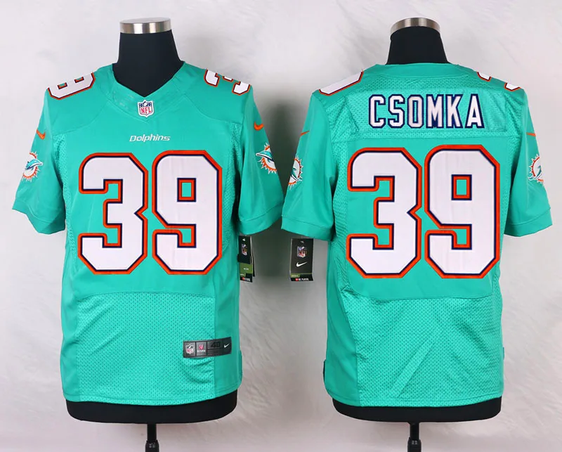 Stitiched, Майами Ndamukong Suh Cameron Wake Larry Csonka Jarvis Landry Dan Marino Elite Jersey - Цвет: Темно-серый