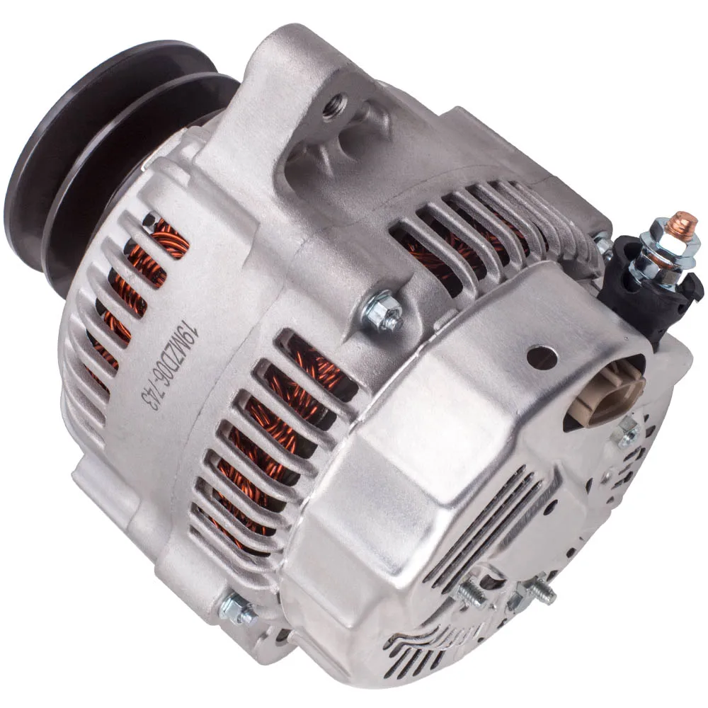 

120A Alternator for Toyota Landcruiser HZJ70 73 75 80 105 1HZ 1PZ 1HD-T 4.2L Diesel 80 Series & 100 series 110A 2706017181